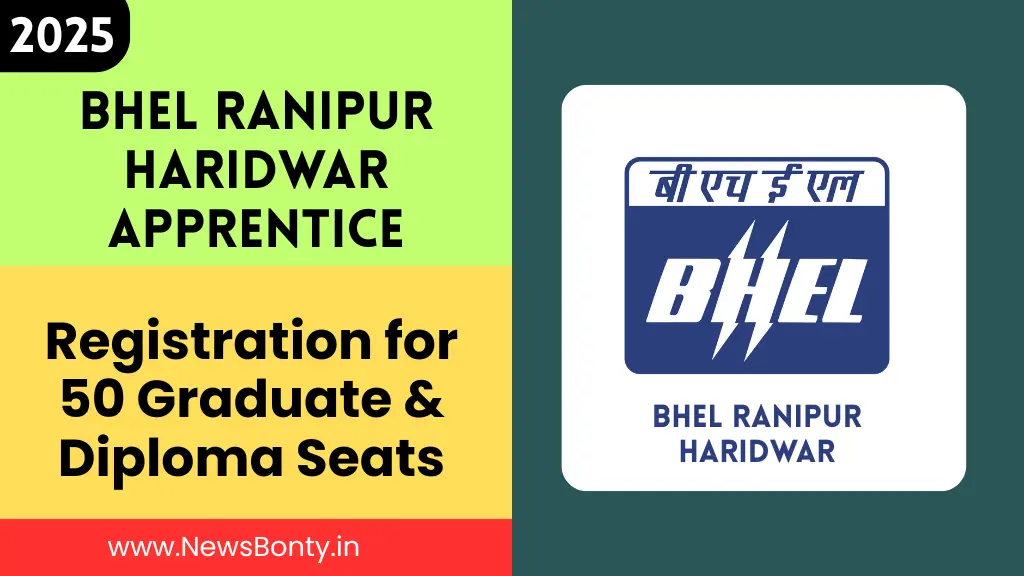BHEL Ranipur Haridwar Apprentice Recruitment