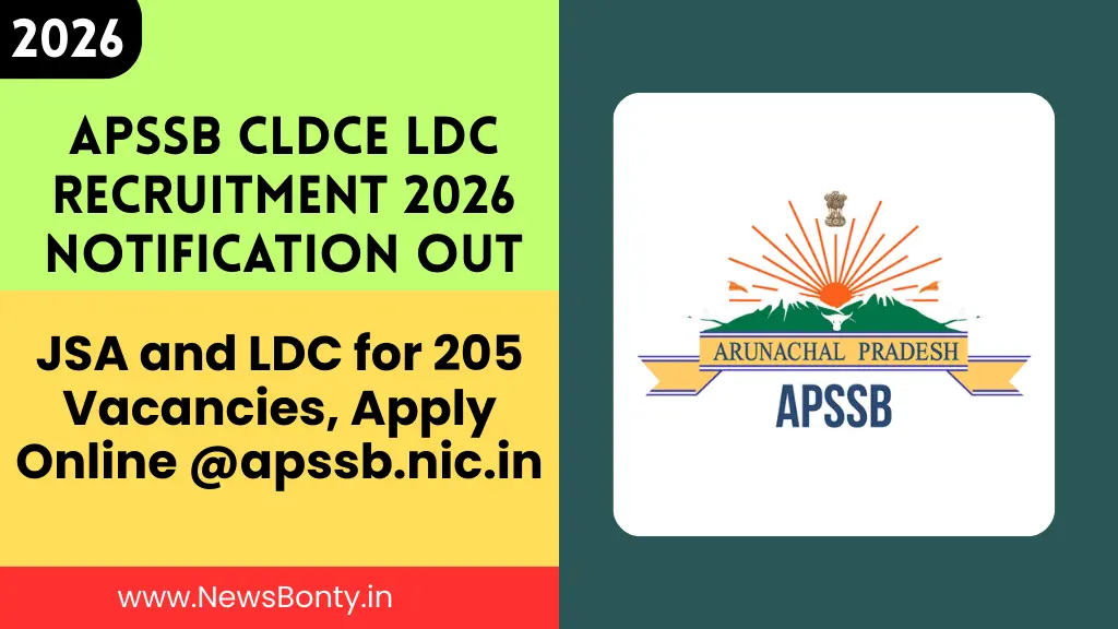 APSSB CLDCE LDC Recruitment 2026