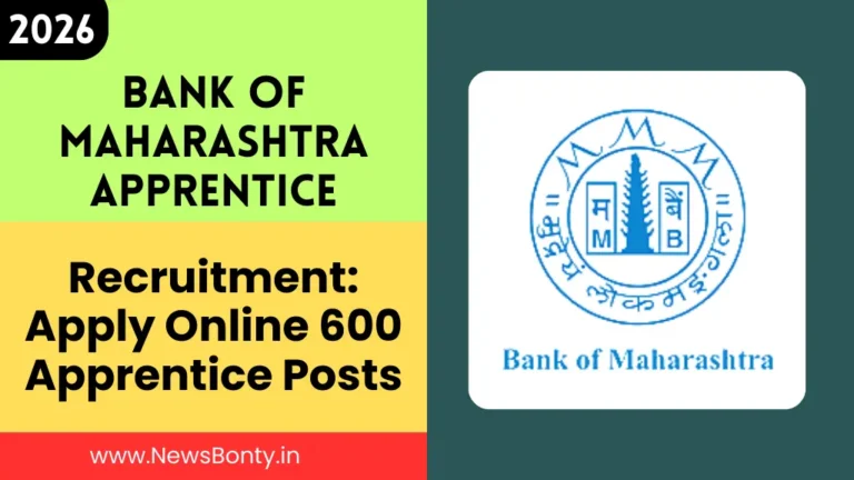 Bank of Maharashtra Apprentice Recruitment
