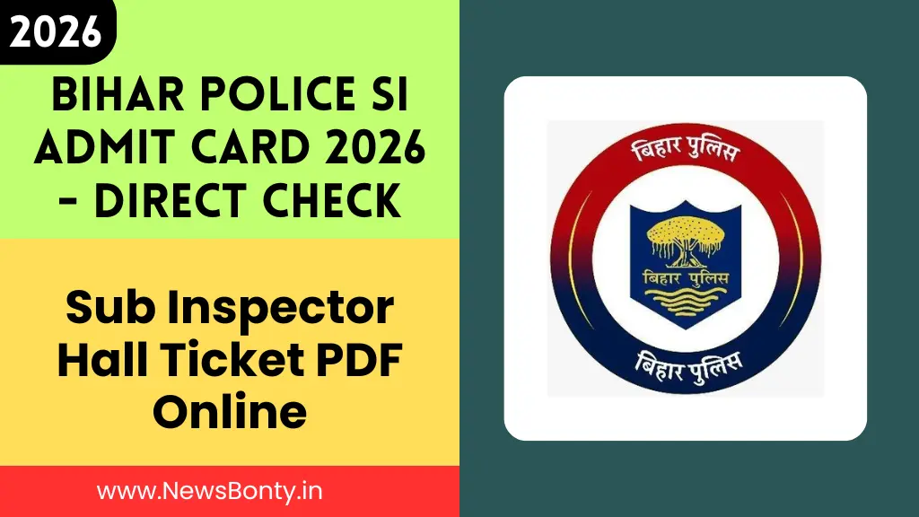 Bihar Police SI Admit Card 2026
