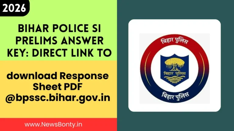 Bihar Police SI Prelims Answer Key