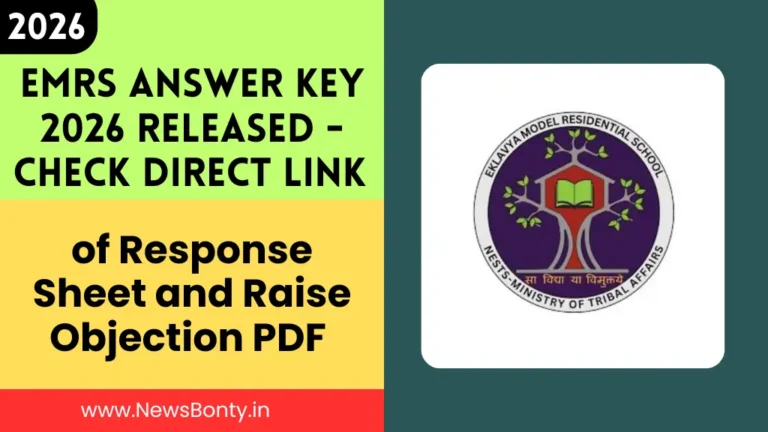 EMRS Answer Key 2026 Released Check now