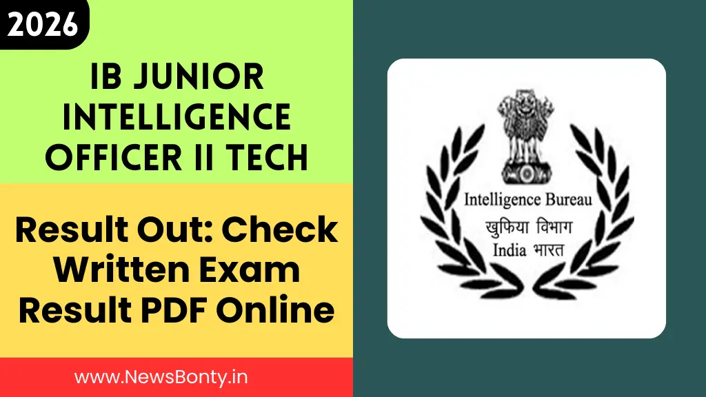 IB Junior Intelligence Officer II Tech Result Out