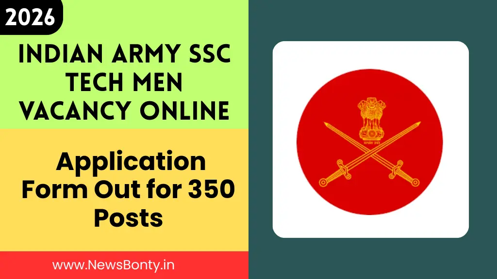 Indian Army SSC Tech Men Vacancy Online