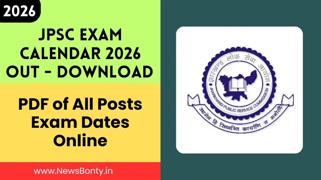 JPSC Exam Calendar 2026 download pdf
