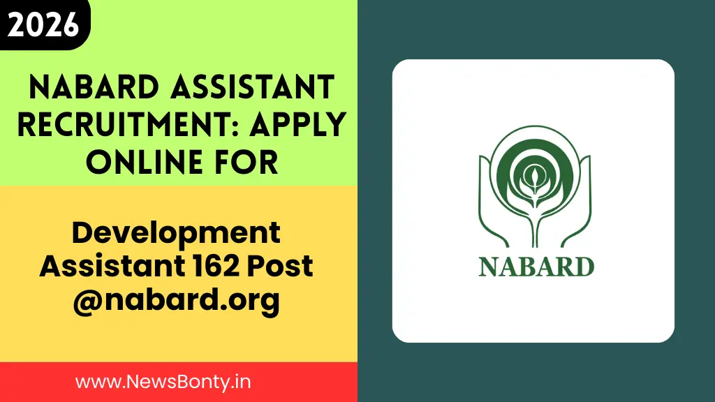 NABARD Assistant Recruitment Apply online