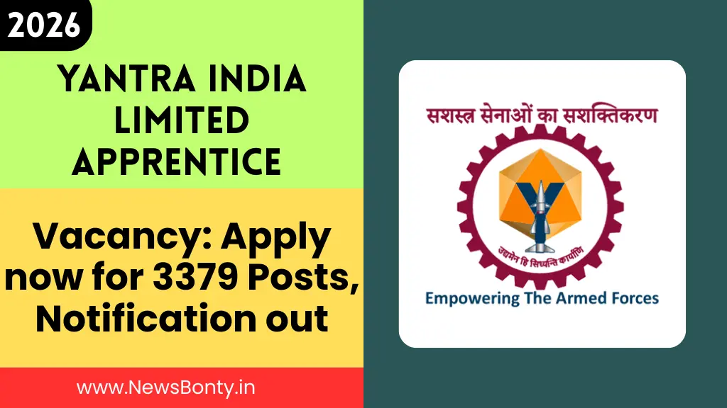 Yantra India Limited Apprentice Recruitment